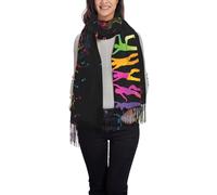 Dance With Music Donna Scarf Morbida Scialle Moda Foulard Per Autunno Invernale Sera