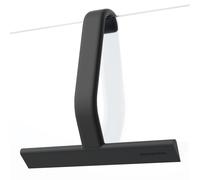 dancemoon JustHang Tergivetro Doccia con Gancio, 25 cm, Nero | Design pluri-prem