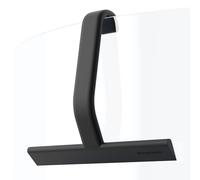 dancemoon JustHang Tergivetro Doccia per Porta in Vetro, Silicone Monoblocco con Gancio Integrato, 25 cm, Nero