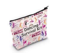Dancer Gift Dancing Survival Kit Dancing Girl Zipper Pouch Makeup Bag Recital Gift, Dancing Kit Regno Unito, 0