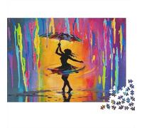 Dancer in The Rain Puzzle Giochi 1000 Pezzi Regalo Per Amore E Amico Arte Interesting Puzzle Adulti Idea Regalo Per 38x26cm/1000pcs