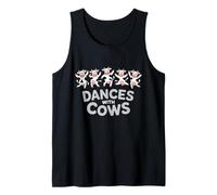 Dances with Mucche Funny Farm Animal Party Design Canotta