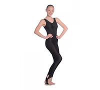 Dancewear Central L106 Sleeveless Catsuit, L106-Tuta Senza Maniche Donna, Nero, S