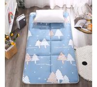 Danchen Materasso futon giapponese, materasso arrotolabile, pieghevole e portatile, morbido tatami, per pavimento, letto degli ospiti, dormitorio, campeggio, auto (70 x 180 cm, D)