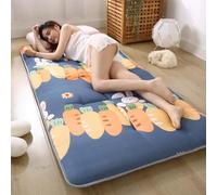 Danchen Materasso futon giapponese, materasso arrotolabile, pieghevole e portatile, morbido tatami, per pavimento, letto degli ospiti, dormitorio, campeggio, auto (70 x 180 cm, A)
