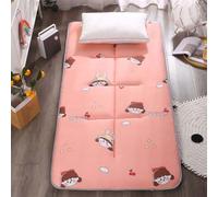 Danchen Materasso futon giapponese, materasso arrotolabile, pieghevole e portatile, morbido tatami, per pavimento, letto degli ospiti, dormitorio, campeggio, auto (70 x 180 cm, H)