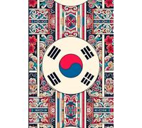 Dancheong Fusion Korean Flag Notebook: A Unique Blend of Traditional Korean Art & Contemporary Design for Daily Inspiration