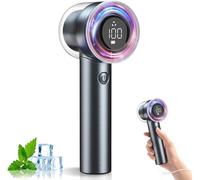 Dancial Ventilatore Portatile Turbo a 1-100 velocità,15000RPM Ventilatori Portatili Personali ad alta Velocità, 5000mAh Batteria Ricaricabile Mini Ventilatori per l'estate Regalo Essenziale