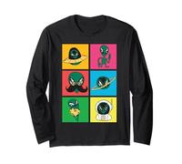 Dancing Aliens Dance Challenge Divertente Trucco Treat Halloween Maglia a Manica