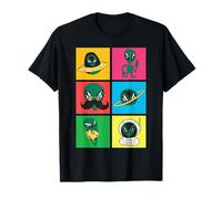 Dancing Aliens Dance Challenge Divertente Trucco Treat Halloween Maglietta