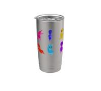 Dancing Aliens Dance Challenge Ragazzi Ragazze Bambini Halloween Bicchiere termico in acciaio inox doppia parete