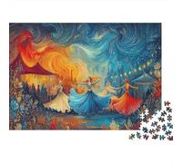 Dancing at The Night Market Puzzle 1000 Pezzi Arte Per Adulti Beautiful Dancer Puzzle Legno Premium Giochi Rilassamento E Intelligence Facile Da Regalo Per Amore E Amico Qualità Premium 1000pcs (75x50