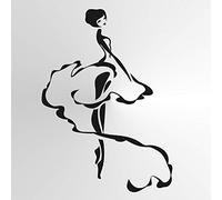 Dancing Ballerina Stencil riutilizzabile A3 A4 A5 e più grandi dimensioni per camera dei bambini/Kids156 (stencil riutilizzabili in Mylar formato A5, 148 x 210 mm, 14,7 x 21,1 cm)