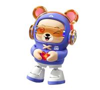 Dancing Bear Toy - Musical Walking Bear con le Luci, Giocattolo Animale Elettrico, Modello Di Robot Di Cuore | Giocattolo Musicale Divertente per 3 Anni E Più Intrattenimento