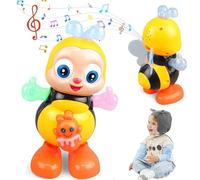 Dancing Bee Toy - Abejita Chiquitita De Plim Juguete, Dancing Bee Toy with Music & Led Lights, Juguete De Abejita Con Musica, Abejita Bailarina Con Luces, Preschool Learning Sensory Toys