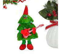 Dancing Christmas Tree - Giocattoli da ballo di Natale, cantare albero di Natale con luce, figure di alberi , alberi di ripieno elettrici, giocattolo interattivo elettrico, ornamento desktop