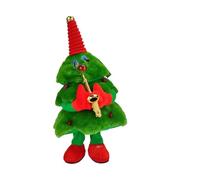 Dancing Christmas Tree - Giocattolo Di Illuminazione Elettrica, Wiggle Plush Tree With Music, Divertente Decorazione di Natale Scrivania | Ornamento Di Peluche Interattivo Per Bambini, Adoli