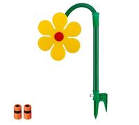 Dancing Daisy Sprinkler, Crazy Dancing Daisy Garden Water Sprinkler Summer Fun, 360° Rotating Crazy Dancing Lawn Water Irrigation System, Crazys Daisys Sprinklers (yellow)