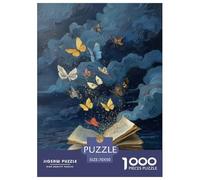 Dancing Farfalle Jigsaw 1000Pcs Libro degli Incantesimi Adulti Puzzle E Bambini Istruzione Regalo Per Amore Amico 70x50cm/1000pcs