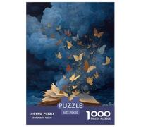 Dancing Farfalle Jigsaw 1000Pcs Libro degli Incantesimi Puzzle Classic Adulti Ragazzi Istruzione Impossible 70x50cm/1000pcs