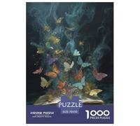 Dancing Farfalle Jigsaw 1000Pcs Libro degli Incantesimi Puzzle Classic Adulti Ragazzi Rilassamento Intelligence Regalo 70x50cm/1000pcs