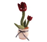 Dancing Flower Plush Toy - Singing Musical Flower, Interactive Wriggle Doll | Musica Educativa Learning Children Golmanti, Divertente Intrattenimento Rose Con Batteria USB Ricaricabile, Fiori ,