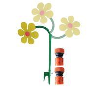 Dancing Flower Sprinkler, Rotating Yard Sprayer, 76cm/29.92 Inches Decorative Water Toy, 360-Degree Nozzle, Colorful Design for Garden Lawn Toddler Dog Park Fun ABS