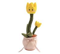 Dancing Flower Toy, Talking Singing, Interactive Electric Motion, USB Rechargeable Design, Educational Gifting for Kids, Birthday, Christmas, Festival, and Home Entertainment, 13.78x8.27 inches