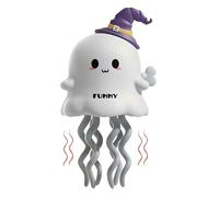 Dancing Ghost Baby Toy, Halloween e Christmas Magic Fun Clockwork Toy - Dance, Stand & Flip Crawlers, Favore per Le Vacanze, Regalo per I Bambini. White Ghost