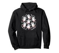 Dancing Ghosts Cute Halloween Ballet Tee per donne bambini Felpa con Cappuccio