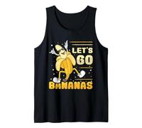 Dancing Happy Vintage Funny Banana Meme Let Us Go Banana Canotta