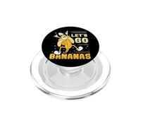 Dancing Happy Vintage Funny Banana Meme Let Us Go Banana PopSockets PopGrip per MagSafe