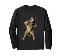 Dancing Husky - Scanalatura Divertente per Cani Maglia a Manica