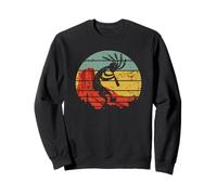 Dancing Kokopelli Southwestern USA Simbolo Nativo Americano Felpa