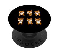 Dancing Leopards Lover Kids Leopard, simpatico leopardo PopSockets PopGrip Adesivo