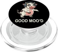 Dancing Mow Music DJ Good Mooh Mood Design PopSockets PopGrip per MagSafe
