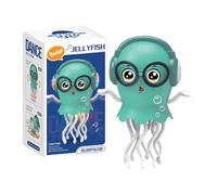 Dancing Octopus Toy - Electric Crawling Interactive Jellyfish with Light and Music | Automatic Obstacle Avoidance Entertainment For Children Bedroom Development Musical Light