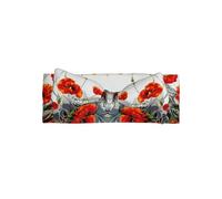 Dancing Red Flower - Fascia per capelli per neonati e neonati, adatta per bambini da 0 a 6 mesi