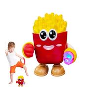Dancing Robot - Musical Robot Toy | Electric Fries Toy For Kids, Dance | Electric Music Light French Fries Design Doll For Home Indoor Kids Entertainment Play Learning Fun