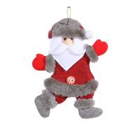 Dancing Santa Merry Christmas Ornaments Santa Snowman Elk Peluche Ciondolo Albero di Natale Bambola Vacanza Stagionale Decorazioni Ornamenti