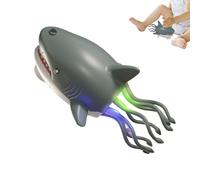 Dancing Shark Toy - Light-Up Spray Jam-Proof Animal Soother for Fun Play | Reliable Material with LED Lights and Water Spray Feature, Interactive Entertainment for Family Kids Boys Party Indoorp