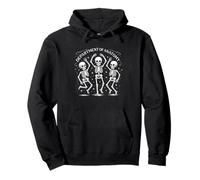 Dancing Skeleton Gothic Aesthetics Skull Design Halloween Felpa con Cappuccio