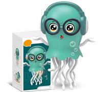 Dancing Squid Toy, Dancing Jellyfish Toy, 2025 New Tummy Time For, With Led Light And Music,Funny Squid For Office Desk Decor (Green)