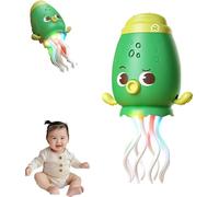 Dancing Squid Toy,Electric Dancing Octopus Toy,Squid Tummy Time Toys,Funny Octopus Toys With Dynamic Sound And Light,Crazy 8-Leg Auto-Dance Octopus,Suitable for All Children (Green)