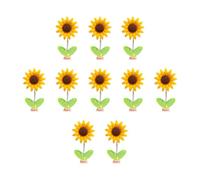 Dancing Sunflower Shape for Car 10 Pieces Dancing Vehicle Interior Decor
