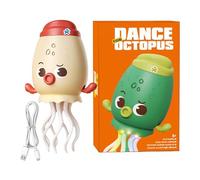 Dancing Toy for Kids, Interactive Octopus Music Toy, PP Light-Up Animal Figure, Obstacle Avoidance Feature, Fun Play, Nursery and Bedtime, Ideal for Daycare and Preschool, 20x11.5x8.5cm