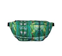 Dancing with Dragonflies Print Women Men Essentials Belt Bag, grande marsupio a tracolla da viaggio per escursionismo facile da trasportare qualsiasi