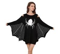 Dancinova Costume di Halloween Vestito di Halloween da Donna Costume da Ragno Costume da Giorno dei Morti L
