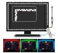 DANCRA Striscia LED RGB per retroilluminazione TV, per TV da 60 fino a 80 pollici, 5 m/16.4 ft USB, controllo app, illuminazione bias per HDTV, schermo PC, sala giochi, decorazione della stanza