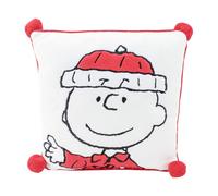 DanDee Peanuts | 14"""" Officially Licensed & Collectible Decorative Pillow | Charlie Brown White